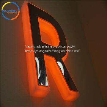 Outdoor advertising products billboard mini acrylic led sign and letters for shop open sign