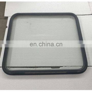 Customized Black Aluminium Frame Rectangular Fixed Window