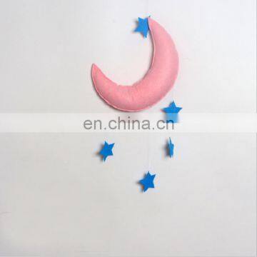 Handmade Felt Nursery Decoration Beautiful Baby Gift Cloud Cot Mobile photo-4
