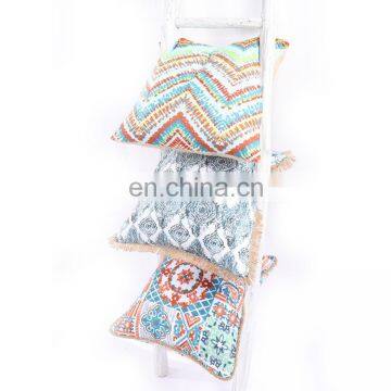 Wholesale Square Cotton Cushion Printed National Flavor Pattern Classical National Customs Design Cushion Pillow photo-6