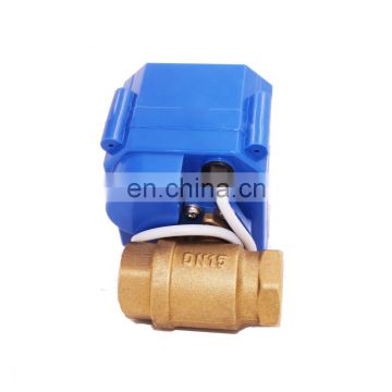 AC24V/230V DC9-24V 2-way motorized water flow control shut-off actuator ball valve