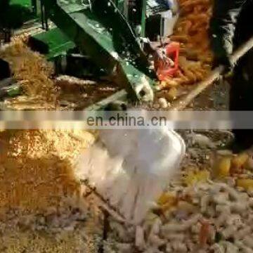 small grain bean pod removing threshing machine