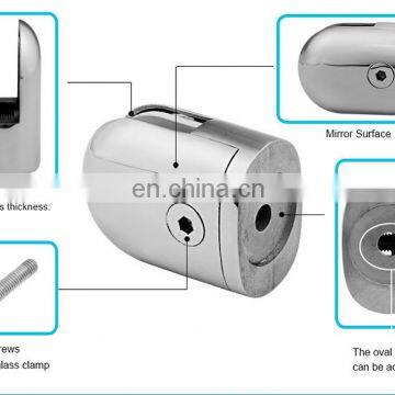 Clamps Glass Stainless Steel Balustrade Accessories Adjustable Glass Clamp Black Glass Clamp photo-7