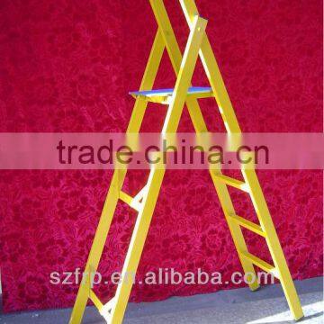 High strength FRP/GRP fiberglass extension ladder