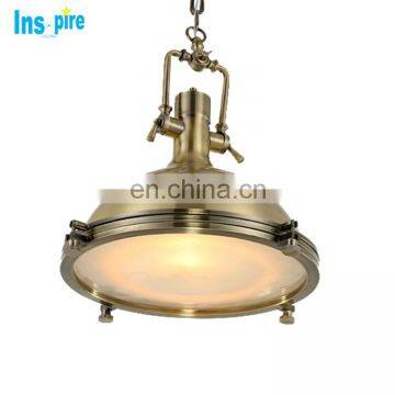 European Designer Industrial Copper Chrome Metal Loft Pendant Lamp photo-2