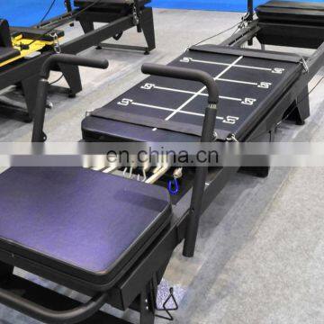 2020 Новый товар: алюминиевый пилатес-аппарат, йога-аппарат для физических упражнений и занятий фитнесом, пилатес-кушетка Powerwave Pilates Reformer с полной рельсовой системой photo-2