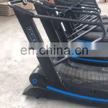 Non-motorized curve treadmill commercial gym running machine curved treadmill equipment fitness equipment