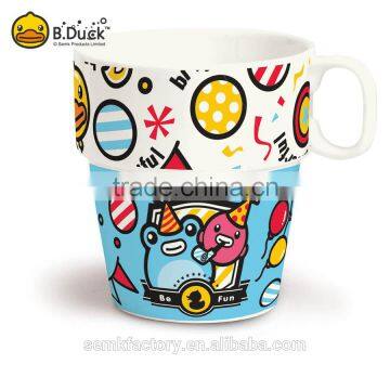 Popular B.Duck Design Artistic Ceramic Coffee Cup Tea Cup Party Cup (5 Sets) photo-4