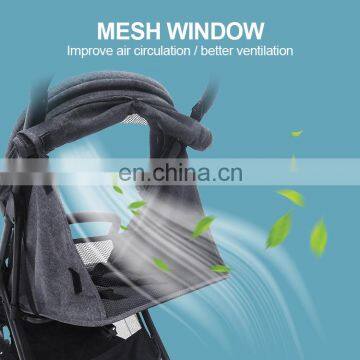 2020 New Models Lowest Price Luxury Aluminium Lightweight Portable Push Foldable Baby Stroller for Travel