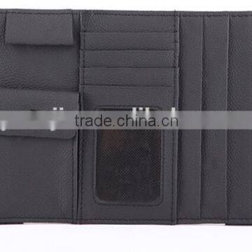 New Multi-function 7pcs Disks CD DVD Glasses Cards Sotre Case Holder Bag for Auto Vehicle Truck Sun Visor Organizer Beige photo-6