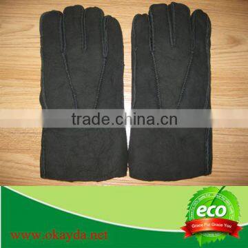 China Wholesale Double face sheep fur glove