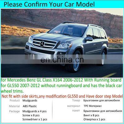 4 PCS for Mercedes Benz GL-Class X164 2006~2012 Mudguards Mudflaps Fender Guards Splash Mud Flaps Accessories GL350 GL450 GL500 photo-2