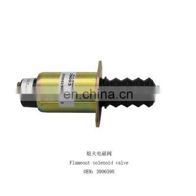 3906398 Excavator solenoid valve for Electric parts Shut Off /stop Solenoid valve