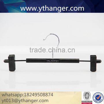 CY-571 Cheap Luxury Metal Pant Hanger With Metal Bar photo-1