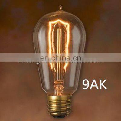 Decoration Vintage Edison Light Bulb ST58 40w 60w E27 Wholesale Antique Bulb 220v photo-4