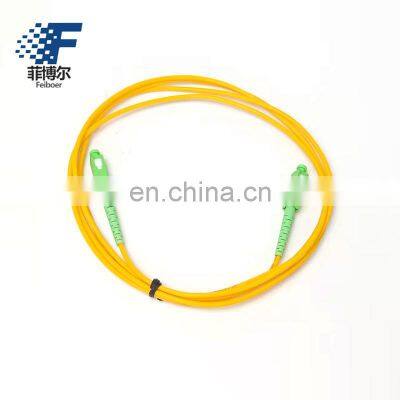 Free Sample 0.9mm 2.0mm 3.0mm SM SX SC/APC-SC/UPC simplex fiber optic cable patch cord pigtail