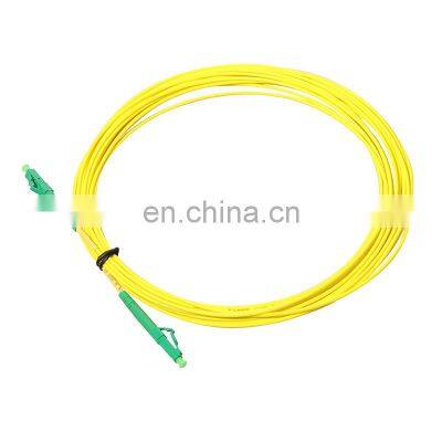 Wholesale customization factory 9/125 2.0mm LC/APC to LC/APC Singlemode Simplex Optical Fiber Patch Cord