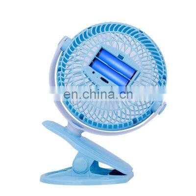 Amazon Hot Selling Battery Operated Clip Portable Rechargeable Desk Usb Mini Fan photo-2