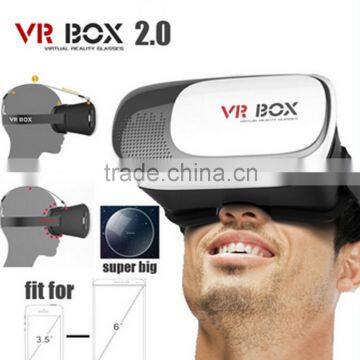 Factory Wholesale OEM Available NEW 2016 3D Glasses Virtual Reality VR BOX 2.0