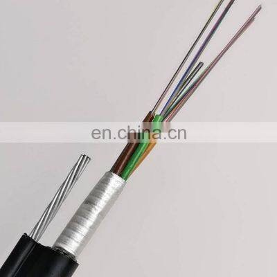 GYTC8S Figure 8 Overhead 24 Core Optical Fiber Cable / 48 Core Optical Fiber Cable / 24 Core Fiber Optic Cable