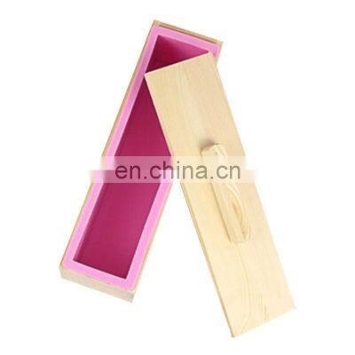New 2021 DIY Rectangle Custom Logo Wood Handmade Silicone Soap Molds Soap Making photo-4