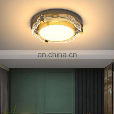 New Product Indoor Decoration Iron Acrylic Bedroom Living Room Contemporary LED Ceiling Light