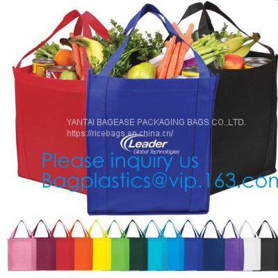 pp nonwoven bag, promotional recycled glossy laminated pp nonwoven shopping bag, Foldable Nonwoven Bag, nonwoven tote sh