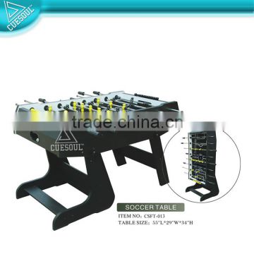 Foosball Table with Folding Leg