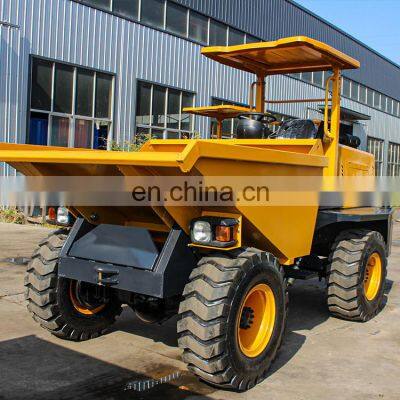 Ride on Driving Model Mini hydraulic 3ton Dump Truck Fcy30 Site Dumper for Sale in Ecuador PERU