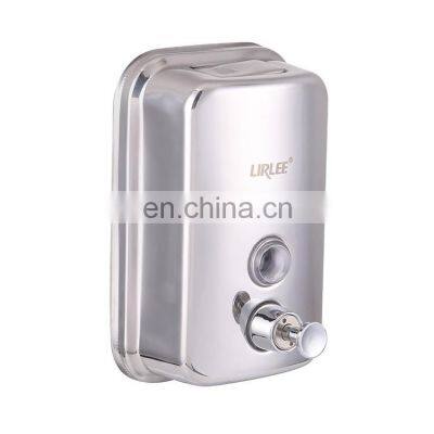 LIRLEE OEM big size luxury stainless steel hand soap dispenser