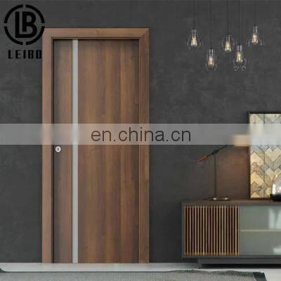 Fire Rated Solid Interior Flush Safety Hotel Entry Timber Wooden Door with UL10c Certificate