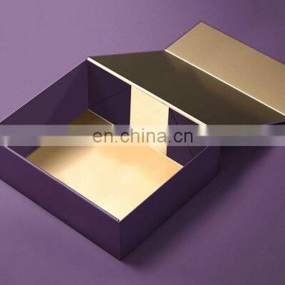 Custom Luxury Large Big Foldable Magnetic Closure Gift Packaging Box With Lid Black Magnetic Gift Box photo-5
