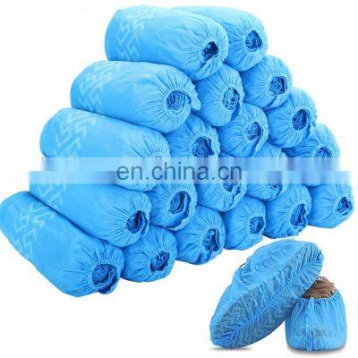Disposable Shoe Covers CPE Anti-Dust Overshoes Foot Covers Waterproof Anti Slip Protective Boot & Shoe Covers photo-2