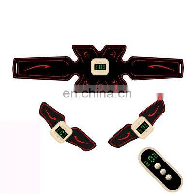 ABS Abdominal Muscle Trainer EMS Stimulator Toning Belt Smart Fit Training Set photo-4