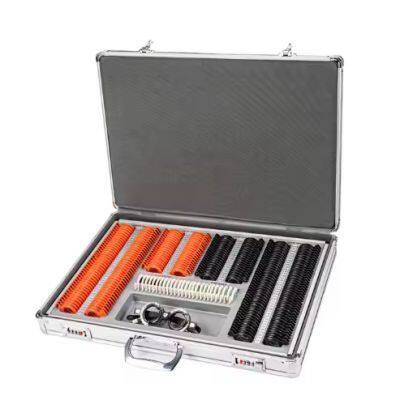 266 Pcs Optical Lens High Quality Optical Optometry Rim Case Kit Set Plastic Ring Trial Lens Set Aluminum Case Box Trial Frame