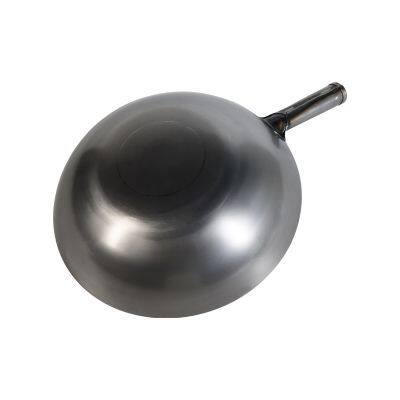 Wholesale Traditional Japanese Wok Uncoated Carbon Steel Stir Fry Pan