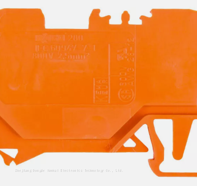WAGO Germany Wanke 280-901 Front Terminal Block 2-wire Self-locking Spring Rail Mounted 2.5 Square Meters photo-2