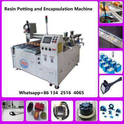 Two Components Ab Glue Dispenser Epoxy Resin Potting Machine for Sensor/Inductor/transformer/Coils Gluing Potting