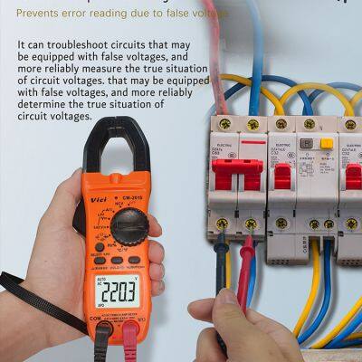 Vici CM-2018 AC DC Clamp Meter With LPF Loz Rel T-RMS NCV Tests photo-3