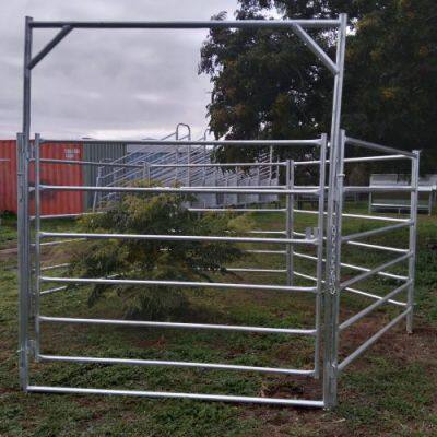 USA Hot Selling Wholesale Bulk Livestock Horse Panels 12ft Heavy Duty Corral Panels Livestock Fence Portable Metal photo-5