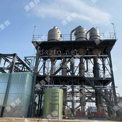 Принудительно-циркуляционный трехэффективный испаритель для интенсификации химической обработки