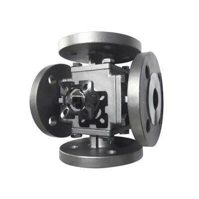 Manufacturer Direct Sales of High-quality Flange Four-way Ball Valve photo-3