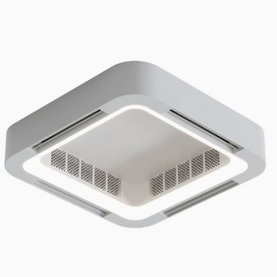 Ceiling Mounted Bladeless Fan Light/bedroom, Living Room, Dining Room LED Variable Frequency Fan Light（Wechat:13510231336）