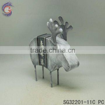 animated indoor Xmas metal reindeer decoration