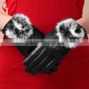 Black-orange Industrial Latex Glove/safety black industry latex glove