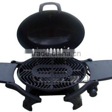 High Gloss Black Powder Coated Gas Portable Grill outdorr