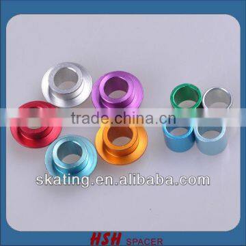 CNC high quality aluminium longboard skate board sk8 scooter roller quad rink figure skate bearing spacer