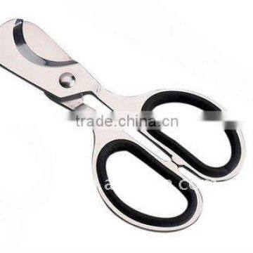 stainless steel cigar scissor / rubberized grips