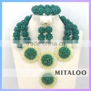 Mitaloo 2015 Fashion African Beads Jewelry Set Hight Quality African Jewelry Beads Set Bead Embroidery Sets MT0003
