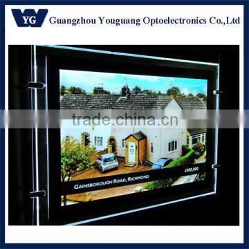 CRD A1 Hanging Slim Crystal LED Light Box, Hanging Picture Frame Led Light Box photo-5